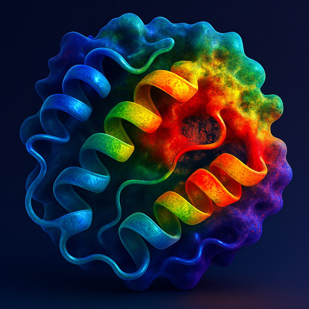 Protein structure visualization